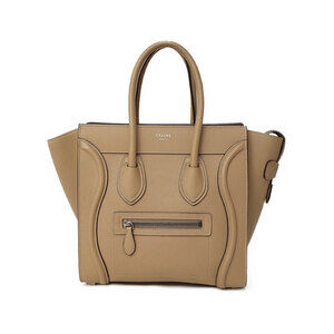 Celine Shopper Tote Handbag Leather Shoulder Bag